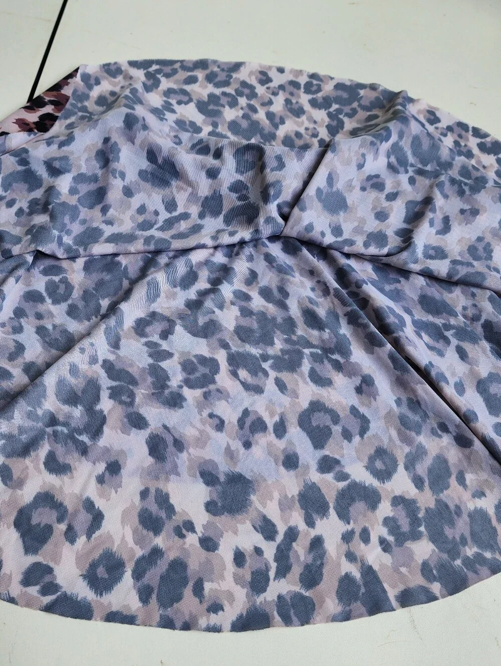 Swimsuit Skirt Mesh Cover Up Side Girls Brown Leopard Animal Print Youth 14